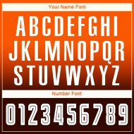 Maillot de football personnalisé à manches longues, imprimé par sublimation, orange, blanc et marron, à la mode